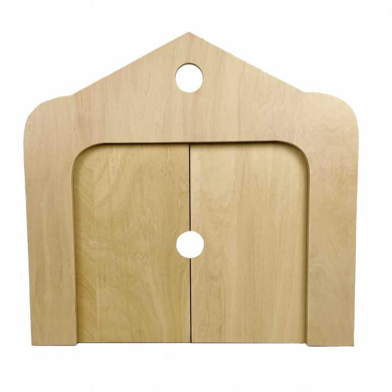 Tisch-Theater aus Holz